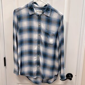 American Eagle Plaid Flannel Shirt